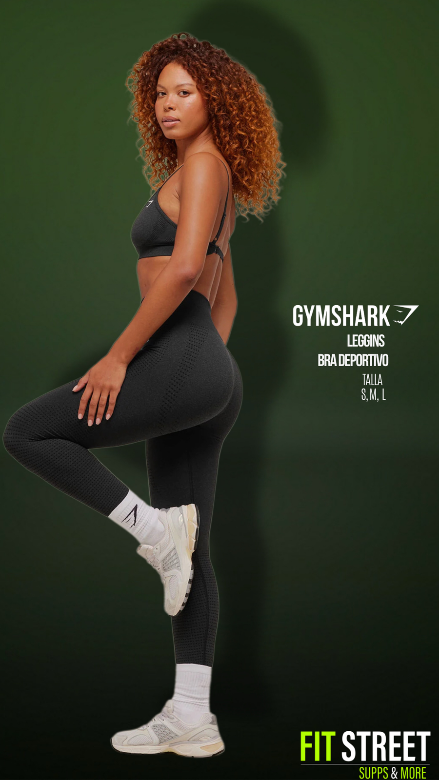 VITAL SEAMLESS 2.0 LEGGINGS BLACK MARL MEDIUM
