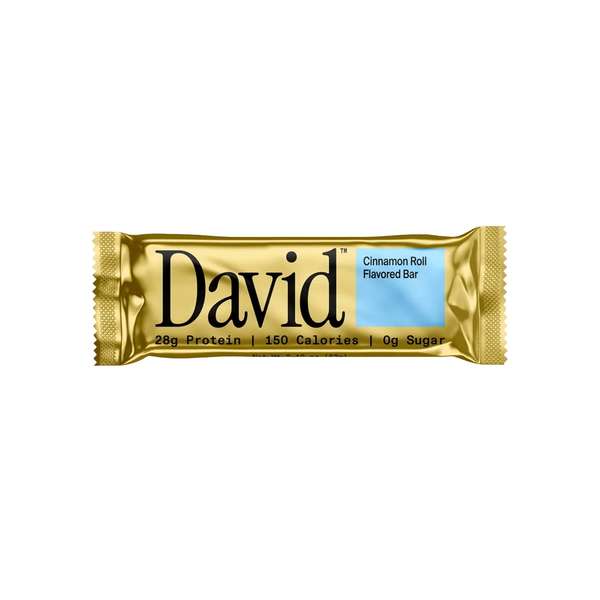 DAVID BARS 28G PROTEIN CINNAMON ROLL 1