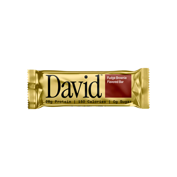 DAVID BARS 28G PROTEIN FUDGE BROWNIE 1