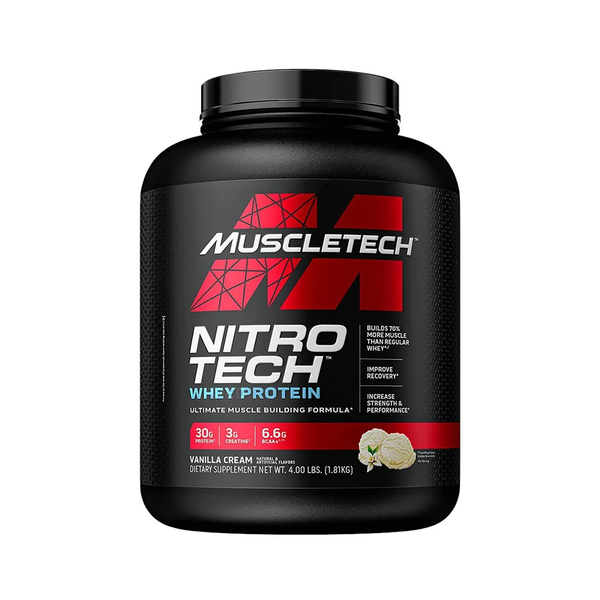 MUSCLETECH NITRO TECH WHEY PROTEIN VAINILLA 4 LBS 2
