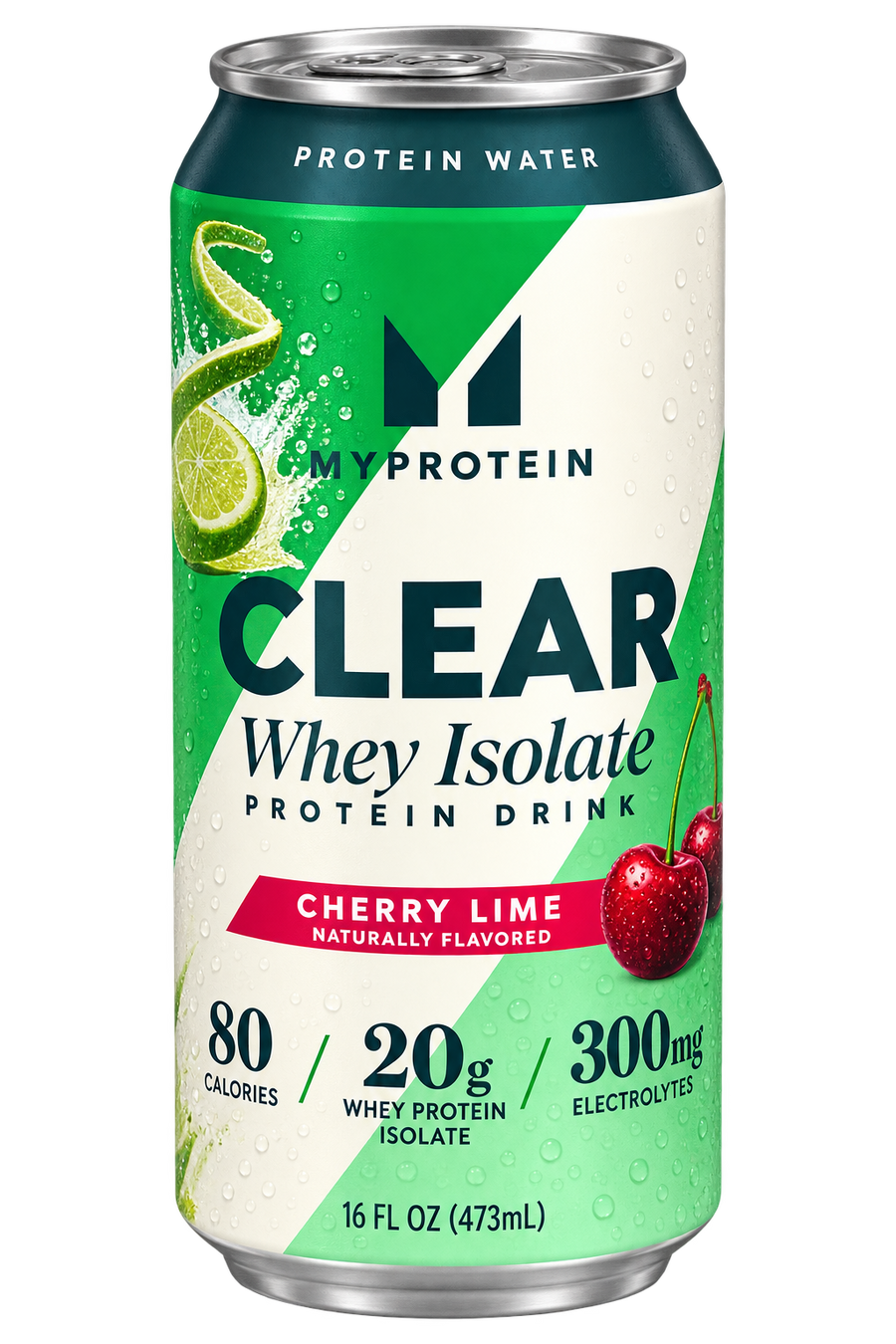 LATA MYPROTEIN CLEAR WHEY ISOLATE PROTEIN DRINK CHERRY LIME 473ML 1