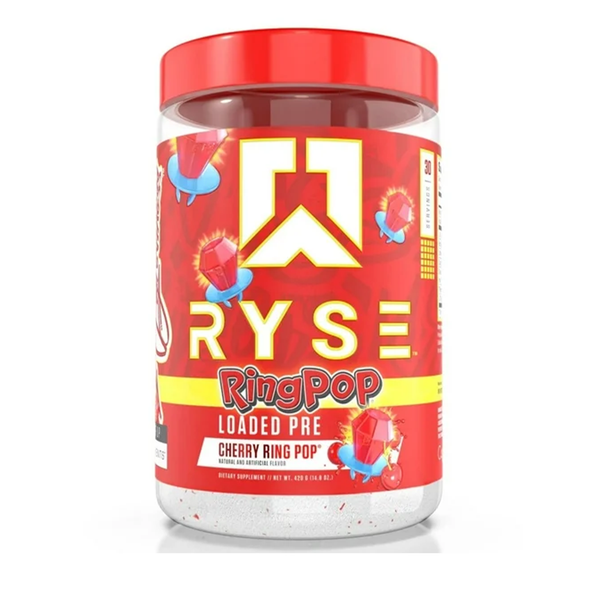 PRE RYSE LOADED KOOL AID RING POP CHERRY 30 SERV 1