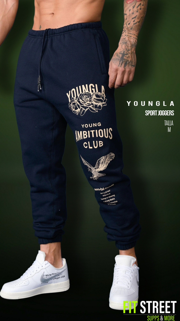 233 THE INMORTAL JOGGERS NAVY BLUE MEDIUM