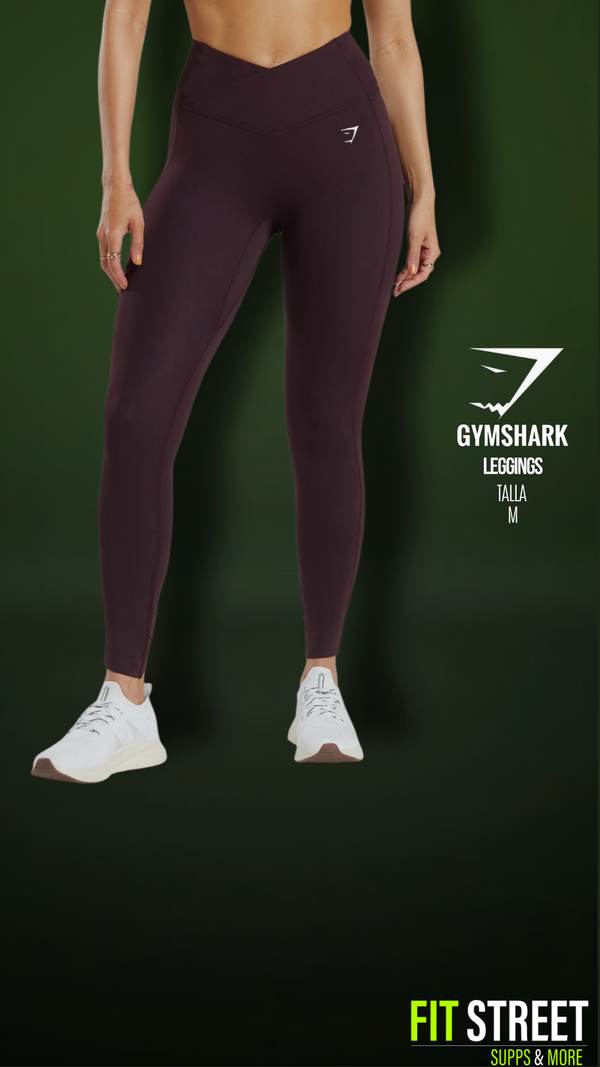 CROSSOVER LEGGINGS PLUM BROWN