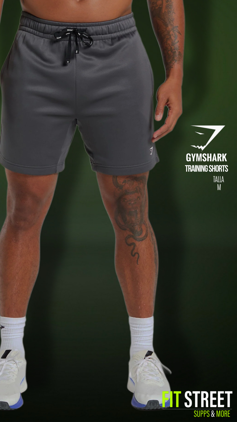 TRAINING SHORTS GRAPHITE GREY