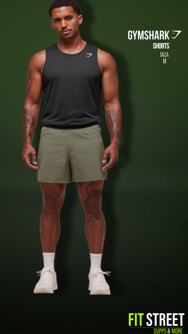 FIT ELITE 5 SHORTS BASE GREEN