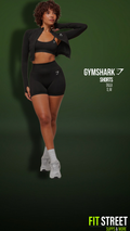 VITAL SCULPT SEAMLESS SHORT BLACK 1