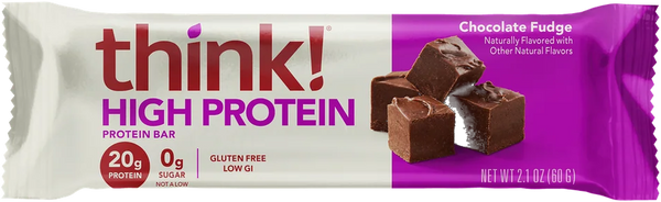 THINK! HIGH PROTEIN BAR 20GR CHOCOLATE FUDGE 60G 1