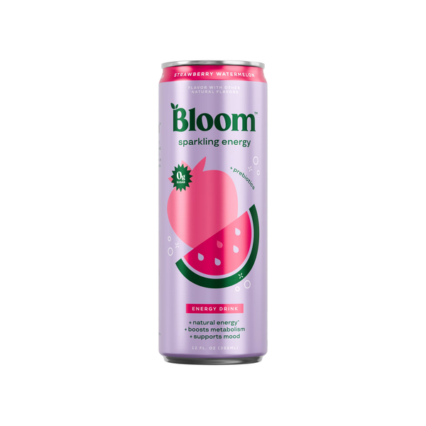BLOOM SPARKLING ENERGY 355ML STRAWBERRY WATERMELON 1