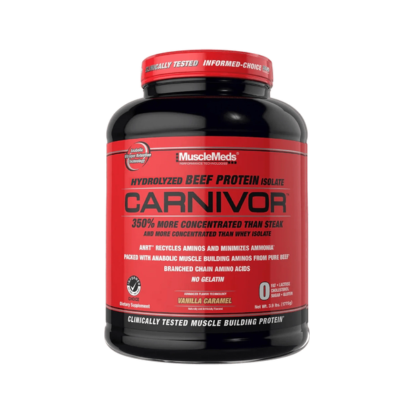 MUSCLEMEDS CARNIVOR BEEF PROTEIN VAINILLA CARAMEL 4.5 LBS 1