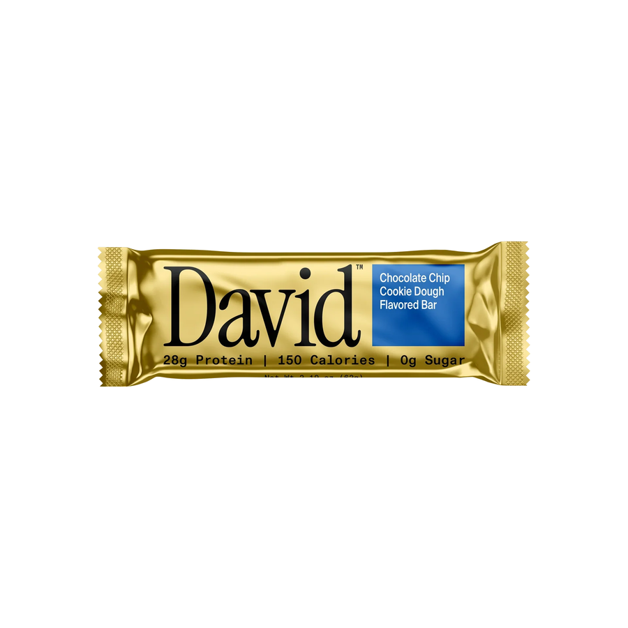 DAVID BARS 28G PROTEIN CHOCLATE CHIP COOKIE 1