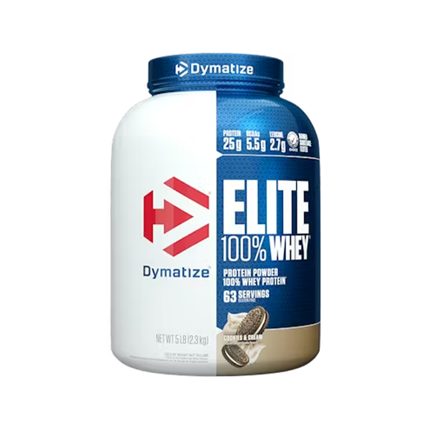 DYMATIZE ELITE 100% WHEY PROTEIN COOKIES & CREAM 5 LBS 1