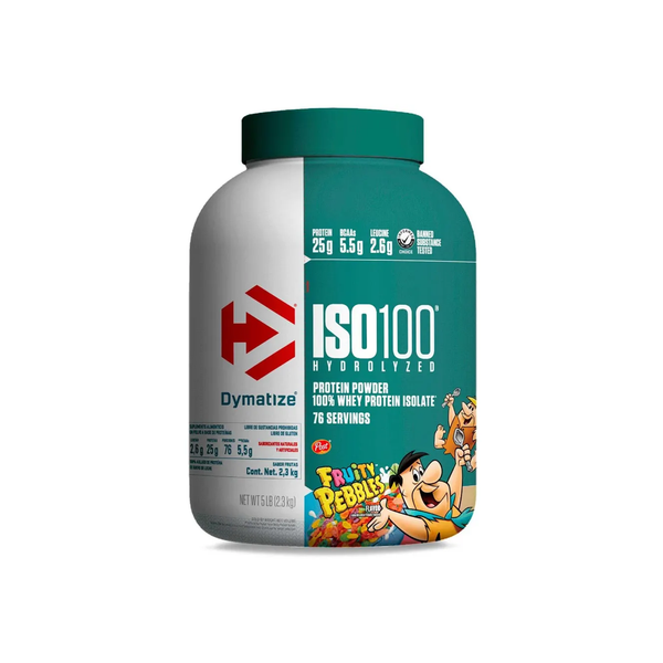 DYMATIZE ISO 100 HYDROLYZED PROTEIN FRUITY PEBBLES 5 LBS 1