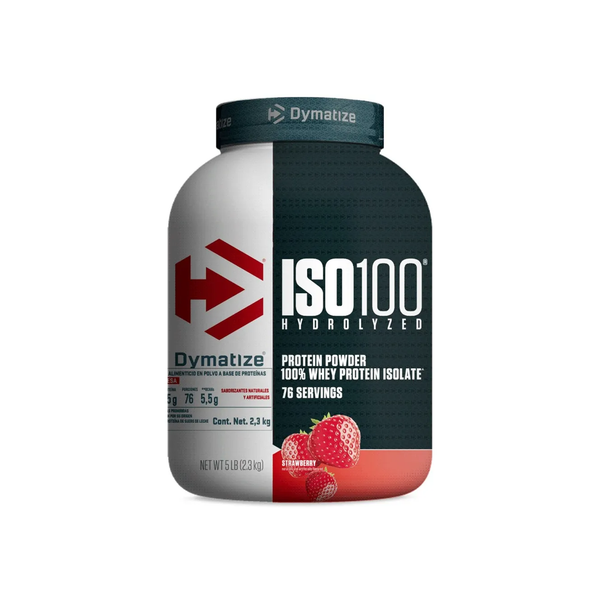 DYMATIZE ISO 100 HYDROLYZED PROTEIN STRAWBERRY 5 LBS 1