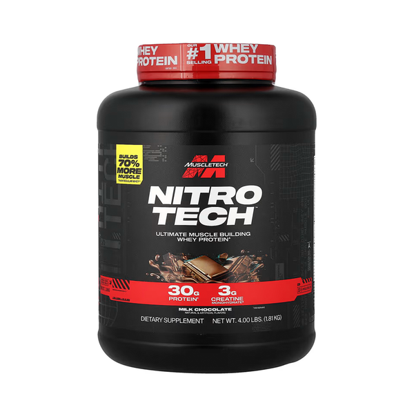 MUSCLETECH NITRO TECH WHEY PROTEIN MILK CHOCOLATE 4 LBS 2