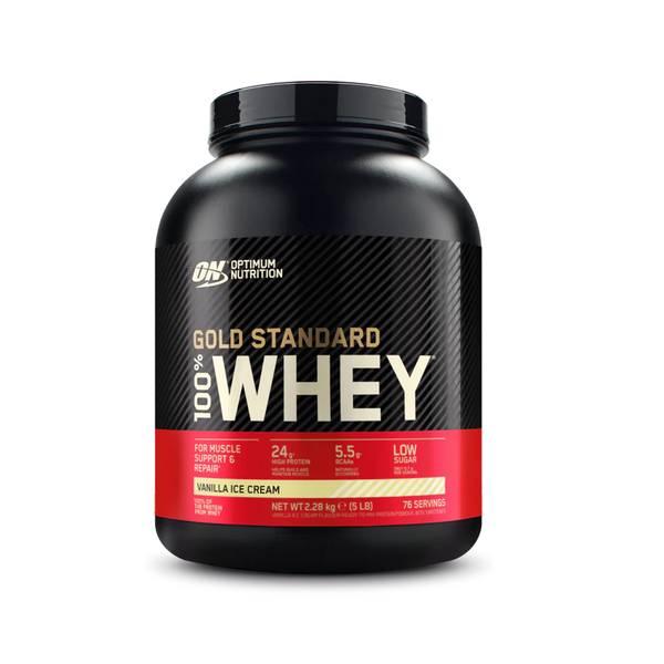 ON 100% WHEY GOLD STANDARD VAINILLA ICE CREAM 5 LBS 1