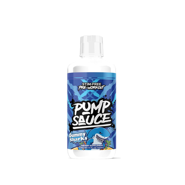 PRE PUMP SAUCE GUMMY SHARKS 946ML 1
