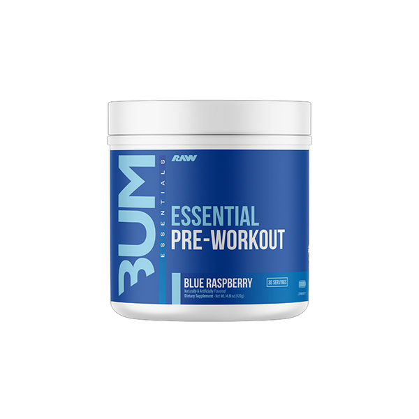 PRE RAW CBUM ESSENTIAL BLUE RASPBERRY 30 SERV 1