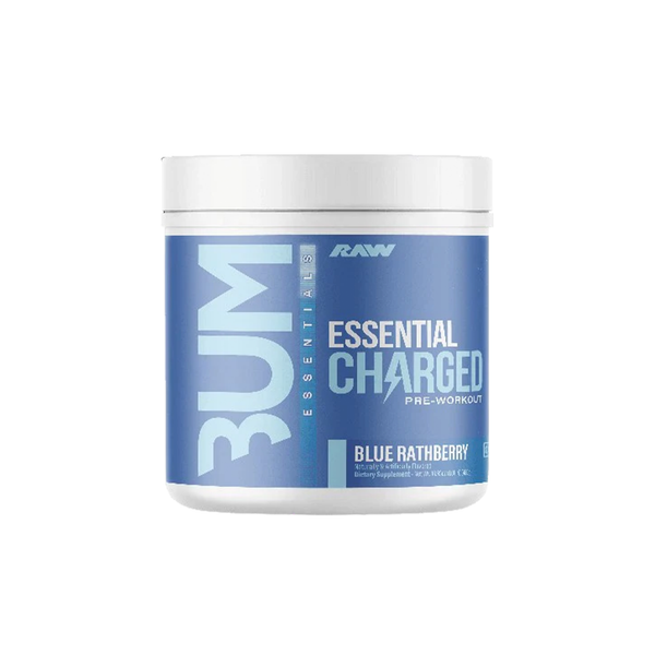 PRE RAW ESSENTIAL CHARGED BLUE RASPBERRY 25 SERV 1