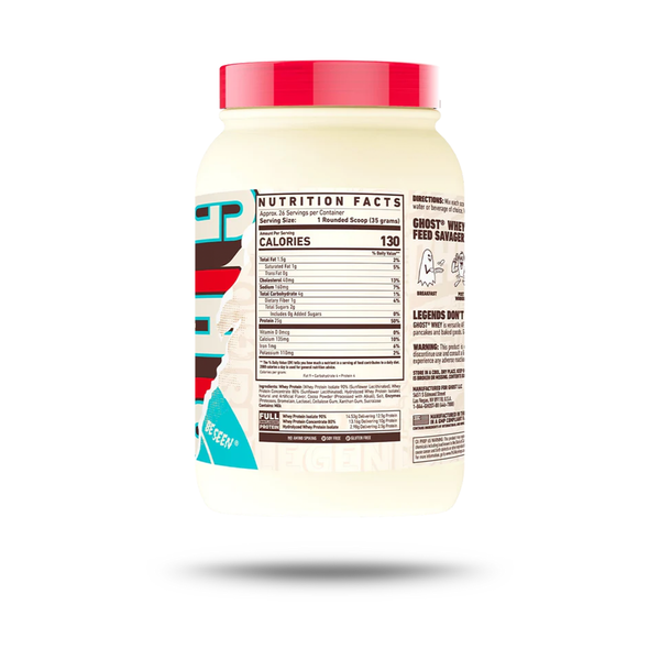 GHOST WHEY PROTEIN MILK CHOCOLATE 2 LBS 2